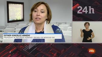 Interview in the public TV of Spain, Channel TVE 24h, about the blind curriculum (20 July 2017)