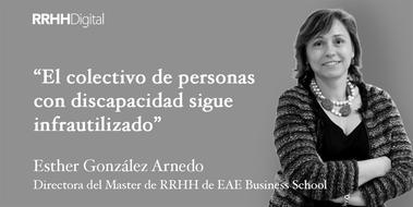 E. González Arnedo (2019). El colectivo de personas con discapacidad sigue infrautilizado. RRHHDigital, 22 de mayo de 2019.
