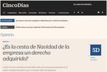 ¿Es la cesta de Navidad de la empresa un derecho adquirido?